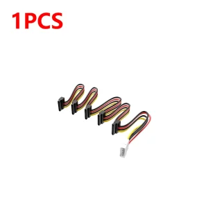 Hard Drive Power Supply Splitter Cable SATA 3.5/2.5 inch 1 to 5 SATA Hard Drive Power Splitter